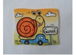 Cedulka na dveře-šnek-garáž